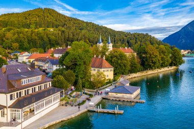 Tegernsee, Germany. Lake Tegernsee in Rottach-Egern (Bavaria), G