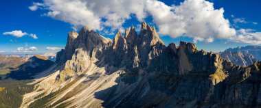 Seceda in autumn in South Tyrol in the Alps of North Italy. View
