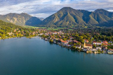 Tegernsee, Germany. Lake Tegernsee in Rottach-Egern (Bavaria), G