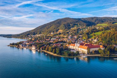 Tegernsee, Germany. Lake Tegernsee in Rottach-Egern (Bavaria), G