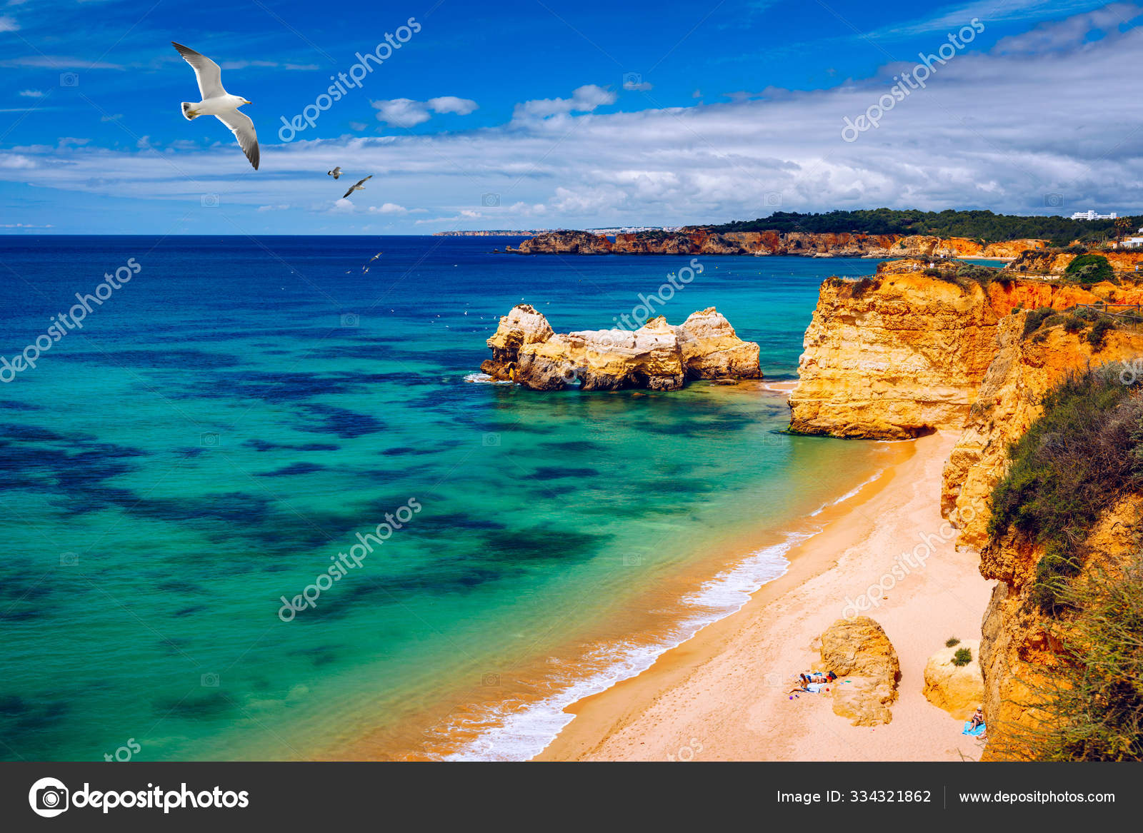 Algarve, sul litoral de Portugal