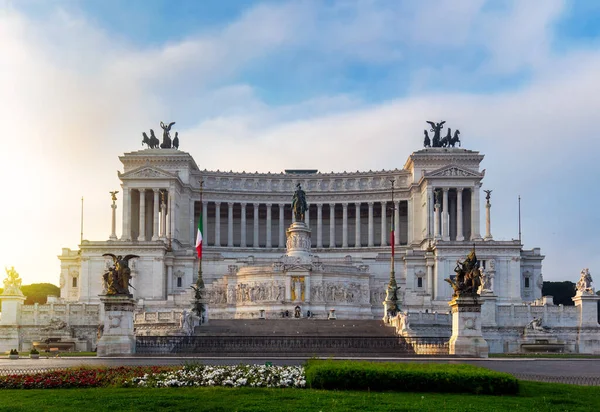 Haza Altare Della Patria Ismert Mint Nemzeti Emlékmű Victor Emmanuel — Stock Fotó