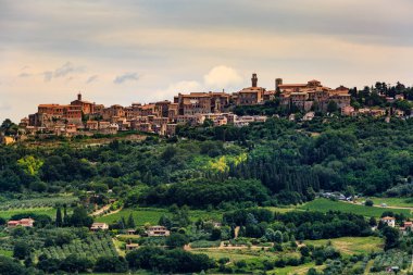Montepulciano Siena İtalya bölgesinin