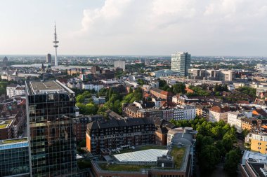 Hamburg, Almanya eski kasaba parçası göz ardı  