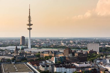 Hamburg, Almanya eski kasaba parçası göz ardı  