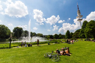 Planten BM Blomen Park yakınındaki Parksee görünümünü