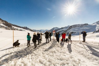 Kayak Merkezi İsviçre Jungfrau Wengen görünümünü