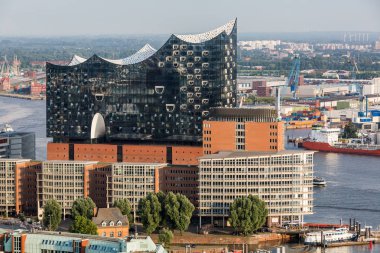 Hamburg, Almanya eski kasaba parçası göz ardı  