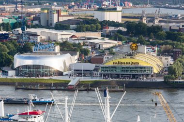 Hamburg, Almanya eski kasaba parçası göz ardı  