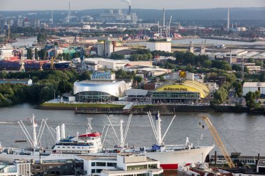 Hamburg, Almanya eski kasaba parçası göz ardı  