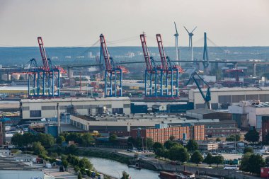 Hamburg, Almanya eski kasaba parçası göz ardı  