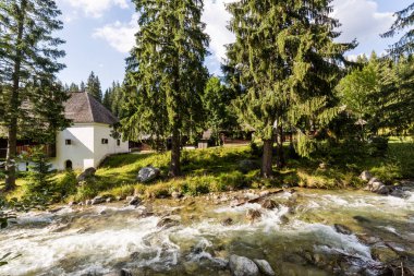 Orava köy Müzesi Zuberec - Brestova görünümünü