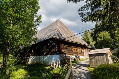 Orava köy Müzesi Zuberec - Brestova görünümünü
