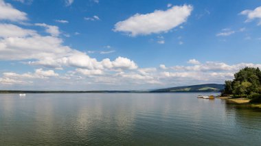 Bariyer Gölü Oravska Priehrada Kuzey Slovakya 