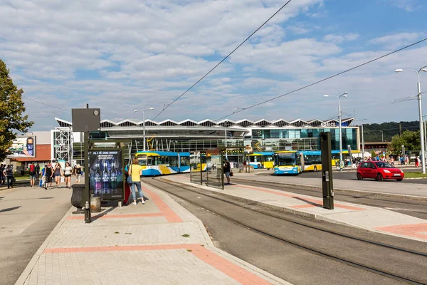 Vue de la gare de Kosice en Slovaquie — Photo