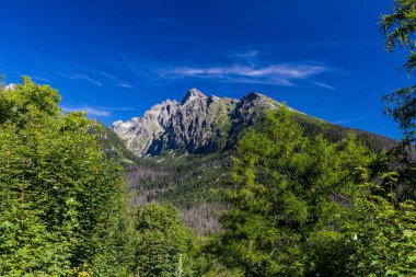 Dağ Lomnicky Stit yüksek Tatras Slovakya