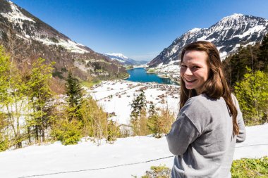 Brunig pass görünümünde dört Kanton canton İsviçre