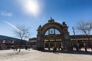 İsviçre bahar 2017 Lucerne görünümünü