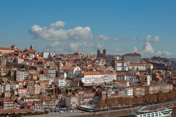Panoramautsikt Över Centrum Porto — Stockfoto