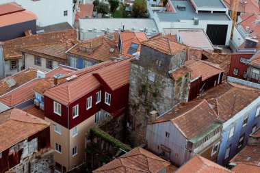 Porto sokakları kuş bakışı.