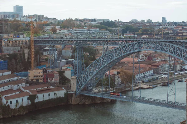 Pohled Most Ponte Don Luis Portu — Stock fotografie