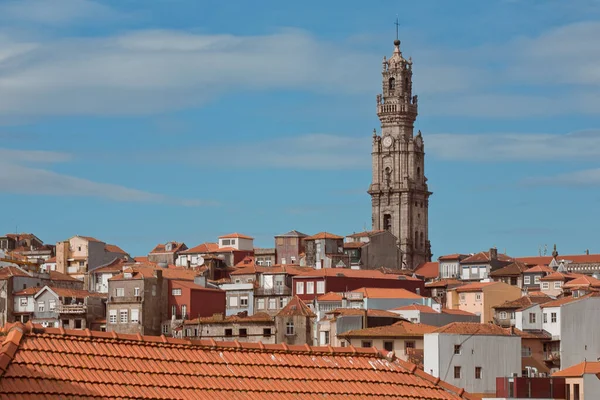Panoramautsikt Över Tornet Clerigos Porto — Stockfoto
