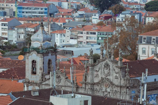 Taket Porto Utsikten Från Tornet Clerigos — Stockfoto