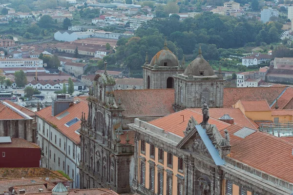 Taket Porto Utsikten Från Tornet Clerigos — Stockfoto