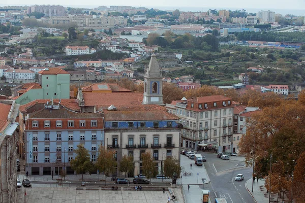 Techos Oporto Vista Desde Torre Clerigos — Foto de Stock