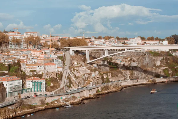 Puente Carretera Sobre Río Duero — Foto de Stock