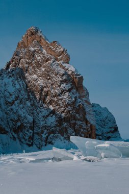 Cape Khoboy 'da Rock, Baykal Gölü