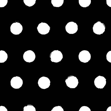 Siyah arka plan üzerine beyaz grunge tarzı noktalar