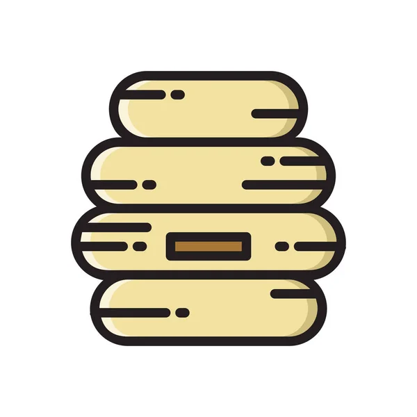 Ruche, ruche ruche ligne mince icône de style plat — Image vectorielle
