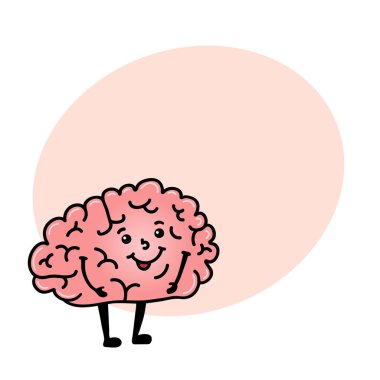 Komik insan beyni karakter metin için yer ile