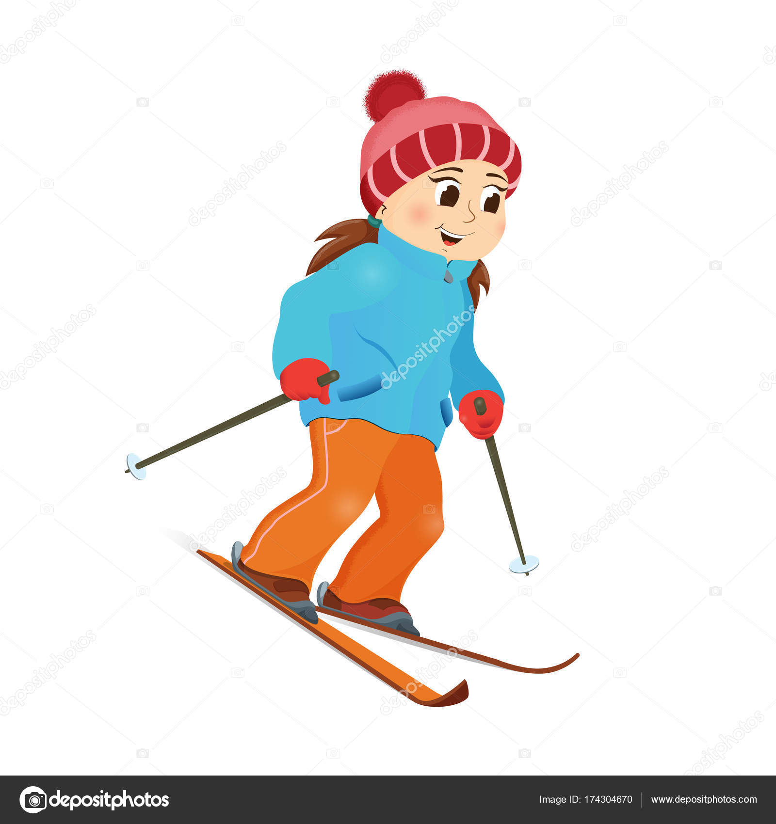 Мультяшный горнолыжник. Я умею кататься на лыжах на английском. Девочка катается на лыжах. Катание на лыжах по английскому. Девочка катается на лыжах.