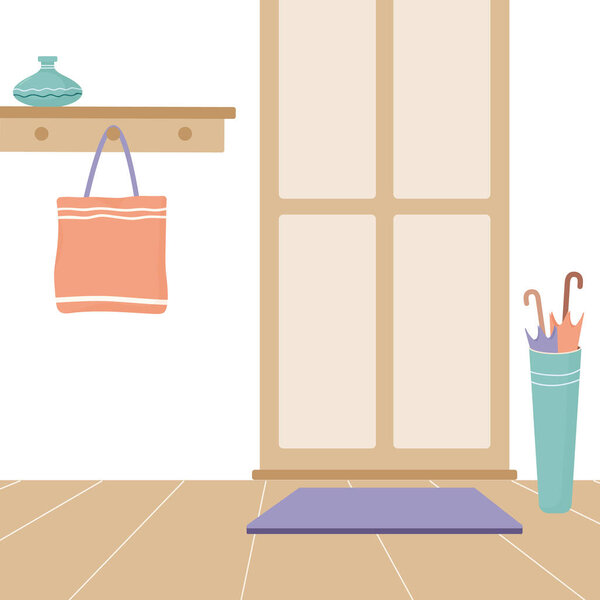 Вестибюль скандинавского стиля
