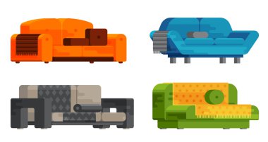 Koltuk takımı çizimi