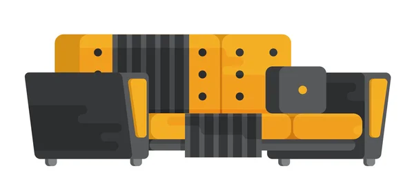 Illustration des Sofas — Stockvektor