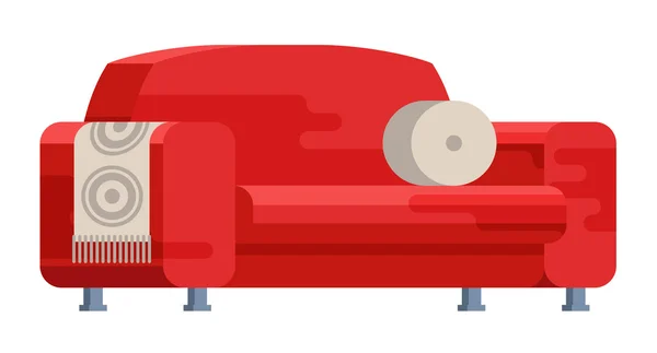 Εικονογράφηση του καναπέ — Διανυσματικό Αρχείο