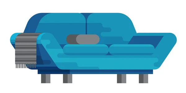 Ilustração de sofá — Vetor de Stock