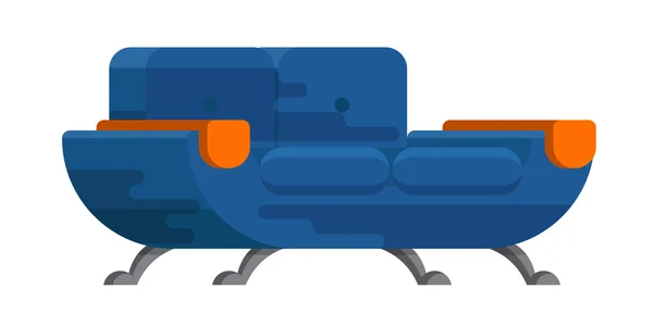 Ilustración de sofá — Vector de stock