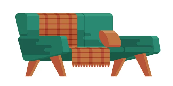 Illustration des Sofas — Stockvektor