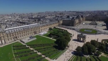 Paris havadan görünümü