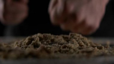 Şef bisküvi yumruk tarafından tatili.