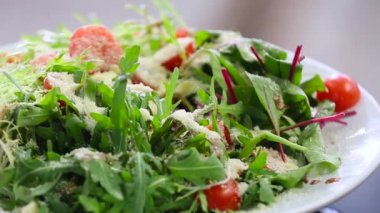 güzel bir salata yakın çekim