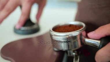 Çekilmiş kahve Barista presler