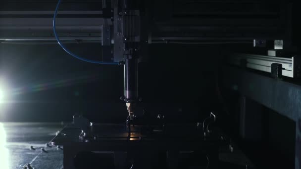Zbliżenie spawania laserowego — Wideo stockowe