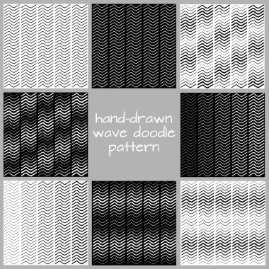 Doodle çizilmiş desen