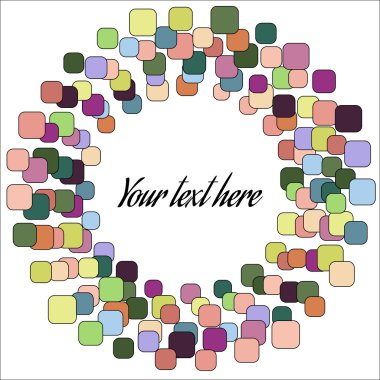 Daire şablon arka plan