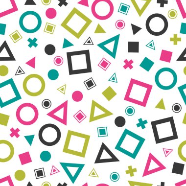 Doku ve kartpostal için sorunsuz ilkel geometrik desenler.